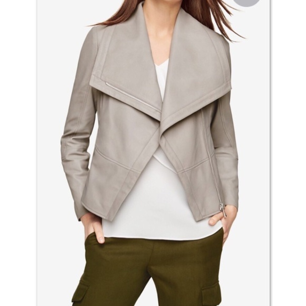 NWT Butter Soft BCBG Sei Leather Jacket